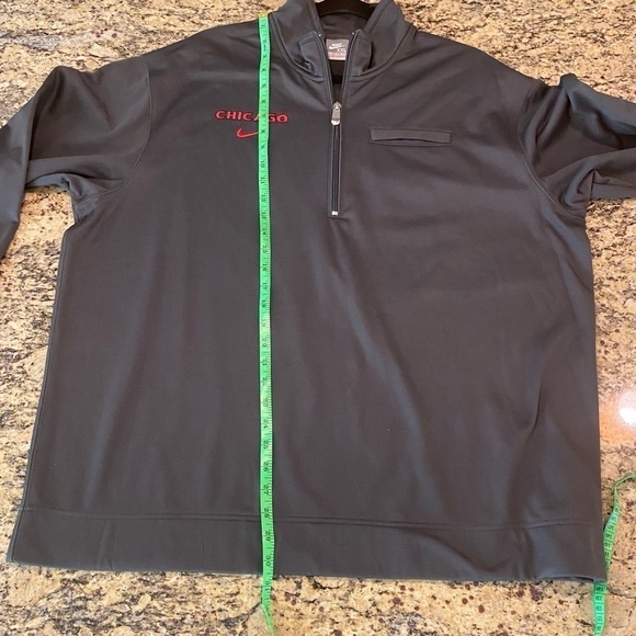 Chicago Bulls NBA Nike 1/4 Zip Pullover. Size XXL - Picture 7 of 9